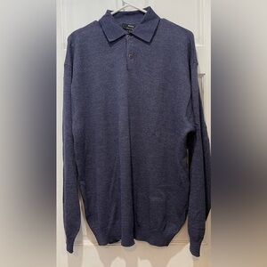 Renzo Blue Sweater Made in Italy Men's Size XL